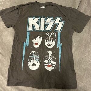 Kiss Women’s Band Tee - Black and Blue